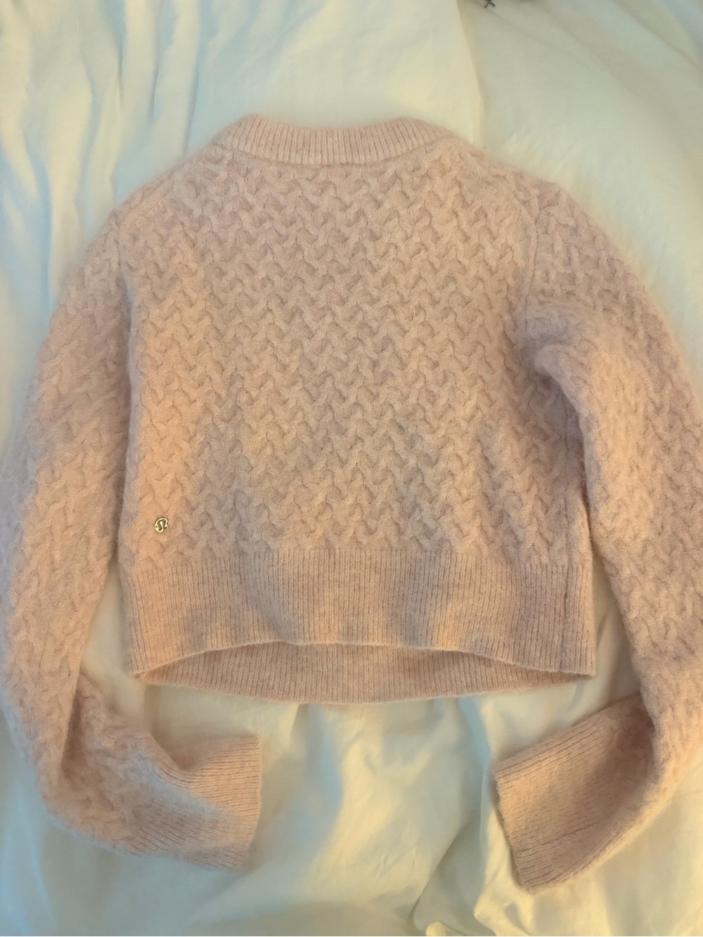 Lululemon Alpaca Wool-Blend cropped silhouette Pink